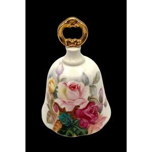 Vintage Danbury Mint Hand Painted Roses Fine China